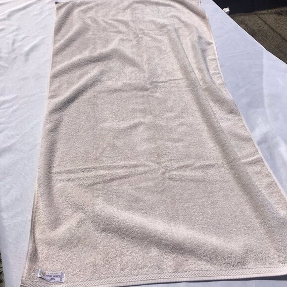 Vtg Cannon Royal Family  Sunflower 70s Floral Bath hand Wash Towel Set MCM Boho - Picture 14 of 16